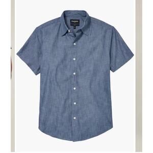 Bonobos Riviera Slim Fit Short Sleeve Cotton Chambray Button-Up Shirt